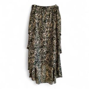 Chiffon High Low Maxi Skirt Size L
